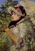 Edouard Manet Fruhling Germany oil painting artist